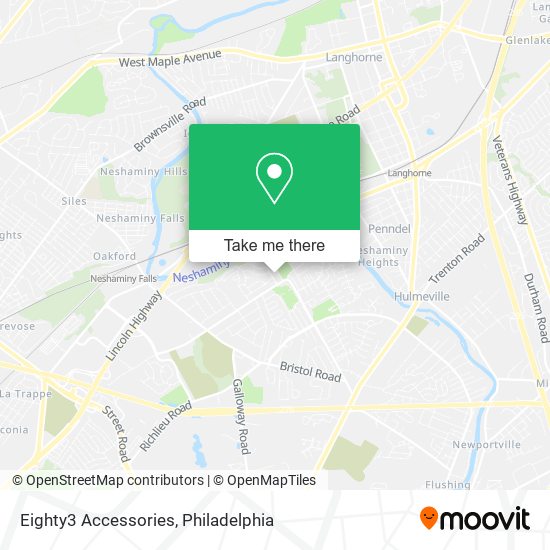 Eighty3 Accessories map