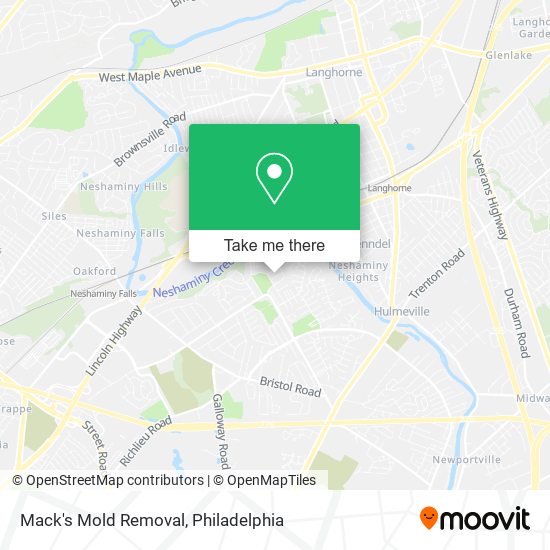 Mapa de Mack's Mold Removal