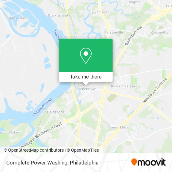 Complete Power Washing map