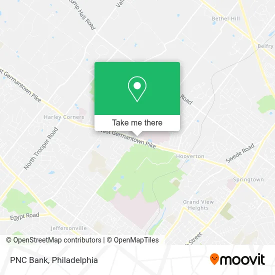 PNC Bank map
