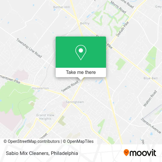 Sabio Mix Cleaners map