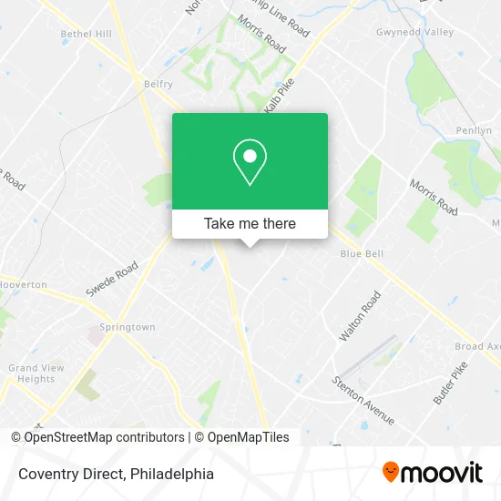 Coventry Direct map