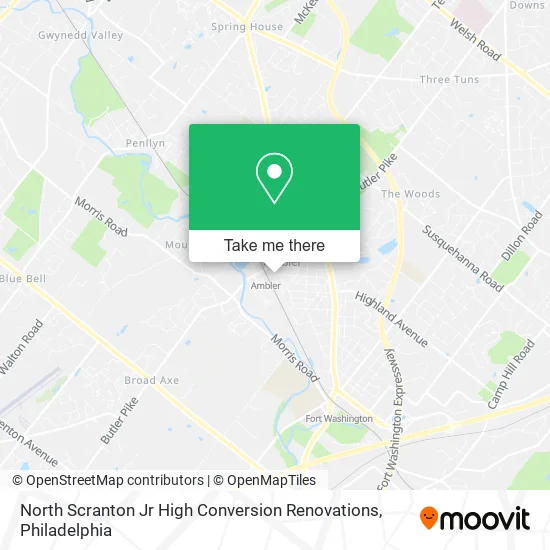 Mapa de North Scranton Jr High Conversion Renovations