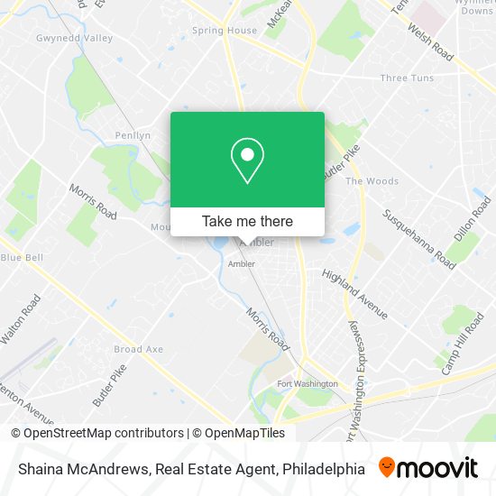 Shaina McAndrews, Real Estate Agent map