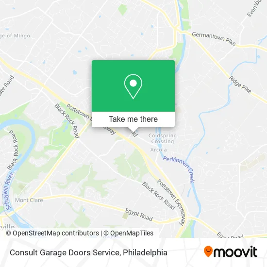 Consult Garage Doors Service map