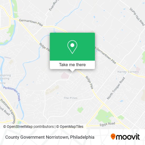 County Government Norristown map