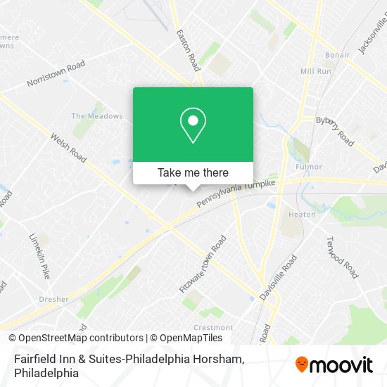 Fairfield Inn & Suites-Philadelphia Horsham map