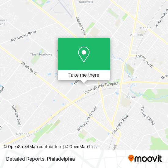 Detailed Reports map