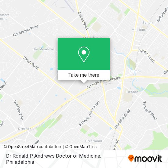 Dr Ronald P Andrews Doctor of Medicine map