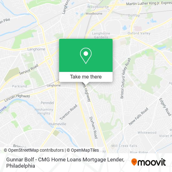 Mapa de Gunnar Bolf - CMG Home Loans Mortgage Lender