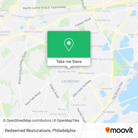 Redeemed Restorations map