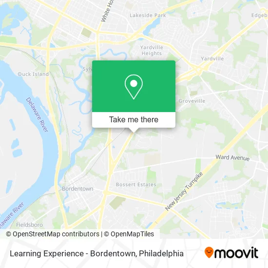 Learning Experience - Bordentown map
