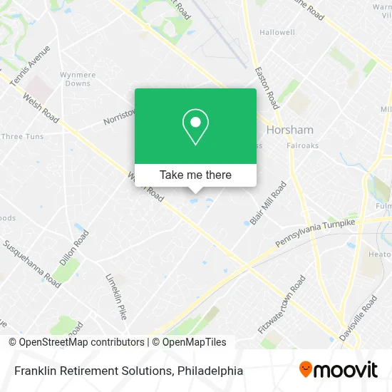 Franklin Retirement Solutions map