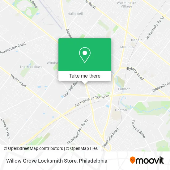 Willow Grove Locksmith Store map