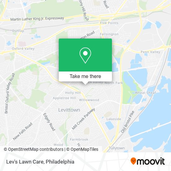 Lev's Lawn Care map