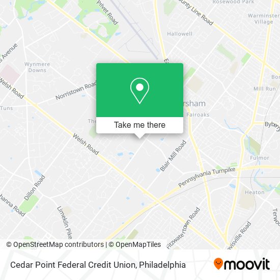 Cedar Point Federal Credit Union map