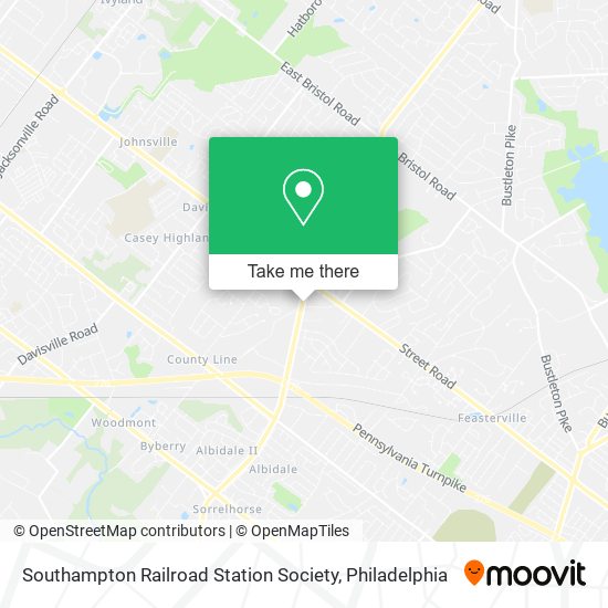 Southampton Railroad Station Society map