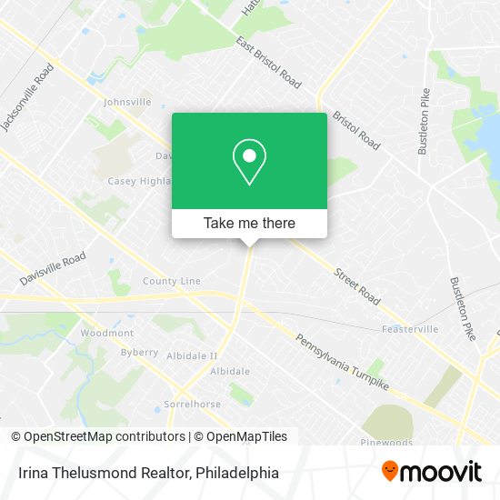 Irina Thelusmond Realtor map