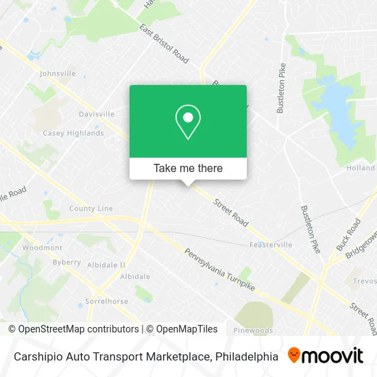 Carshipio Auto Transport Marketplace map