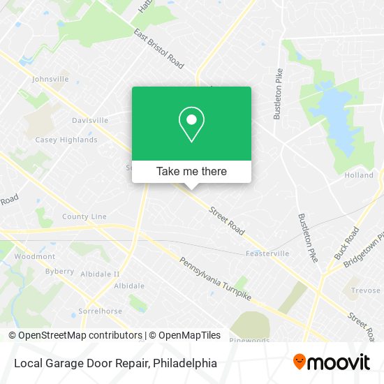 Local Garage Door Repair map