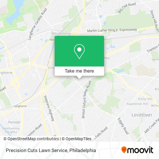 Mapa de Precision Cuts Lawn Service