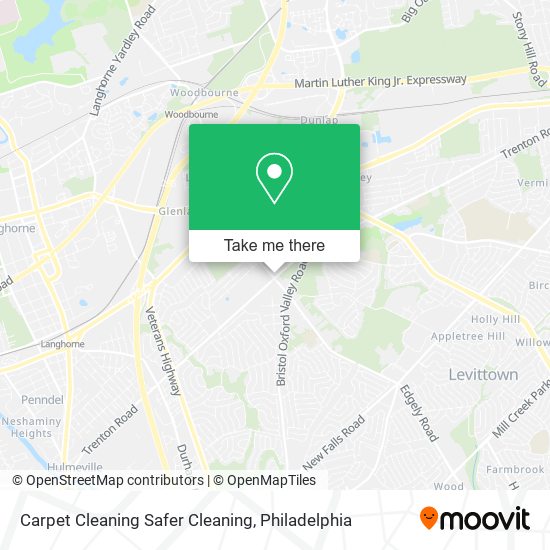 Mapa de Carpet Cleaning Safer Cleaning