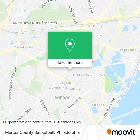 Mercer County Basketball map