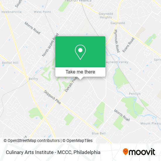 Culinary Arts Institute - MCCC map