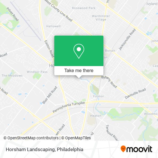 Horsham Landscaping map