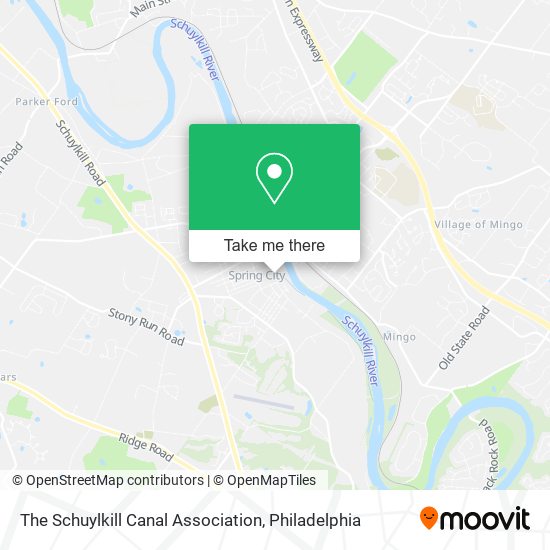 The Schuylkill Canal Association map