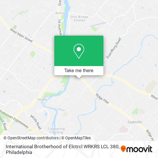 Mapa de International Brotherhood of Elctrcl WRKRS LCL 380