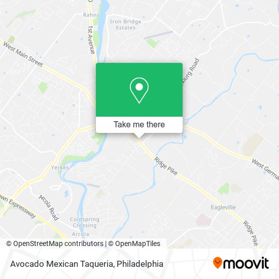 Avocado Mexican Taqueria map