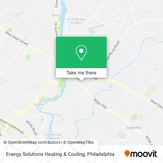 Energy Solutions Heating & Cooling map