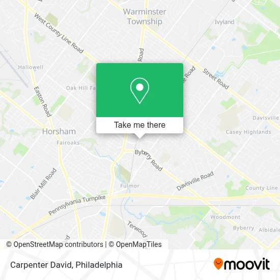 Carpenter David map