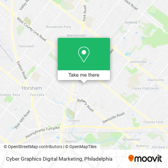 Mapa de Cyber Graphics Digital Marketing