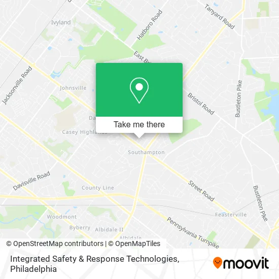 Integrated Safety & Response Technologies map