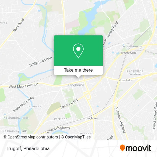 Trugolf map