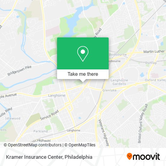 Mapa de Kramer Insurance Center