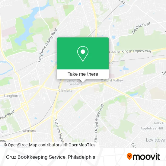 Mapa de Cruz Bookkeeping Service