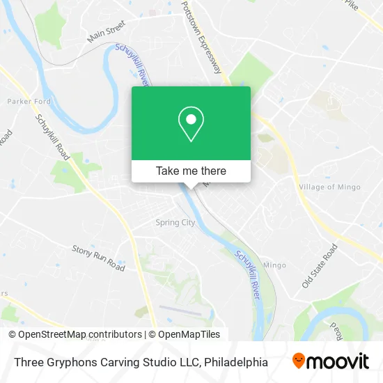 Three Gryphons Carving Studio LLC map