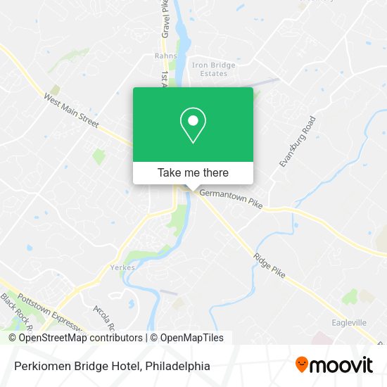 Mapa de Perkiomen Bridge Hotel