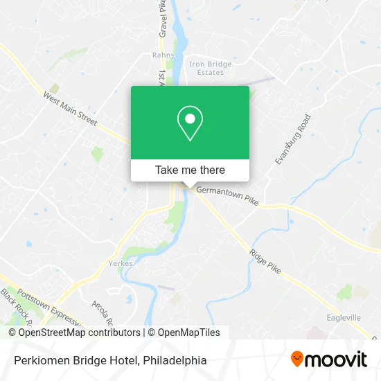 Perkiomen Bridge Hotel map