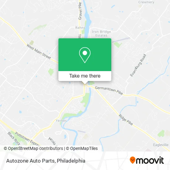 Autozone Auto Parts map