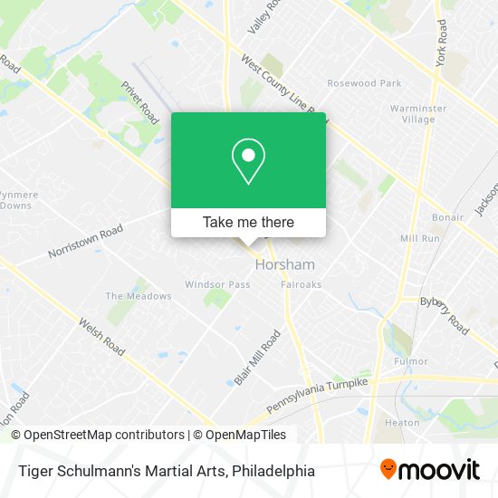 Mapa de Tiger Schulmann's Martial Arts