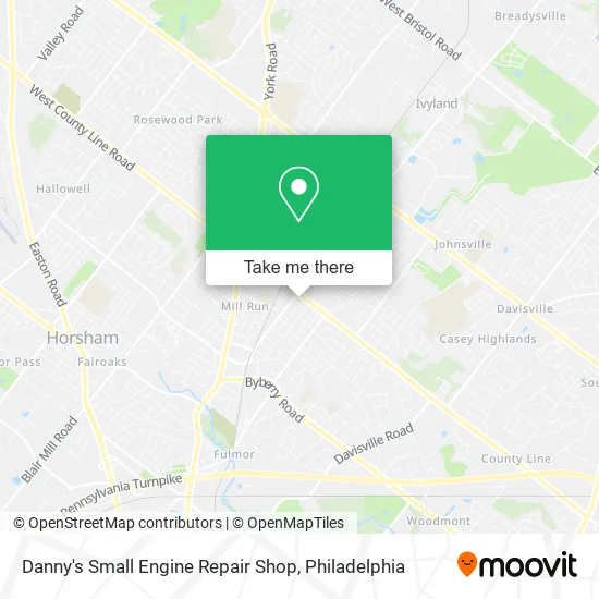 Mapa de Danny's Small Engine Repair Shop