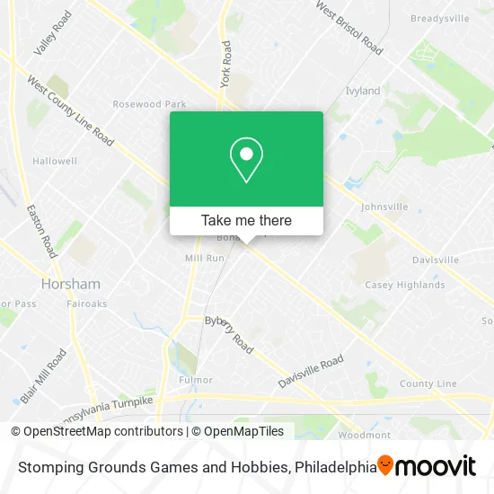 Stomping Grounds Games and Hobbies map