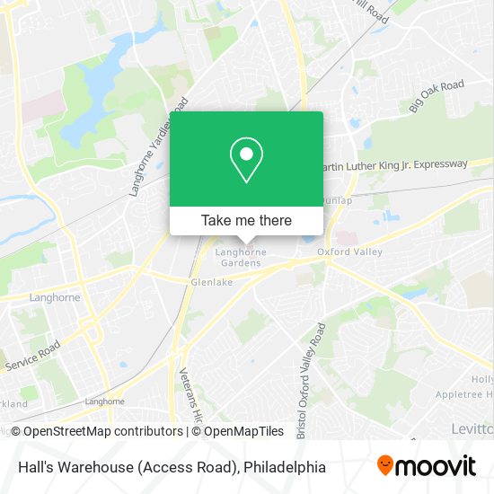 Mapa de Hall's Warehouse (Access Road)
