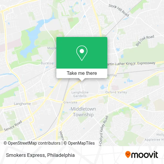 Smokers Express map