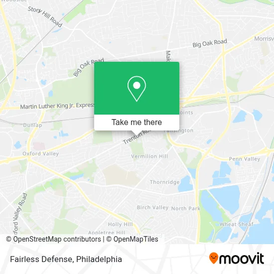 Fairless Defense map