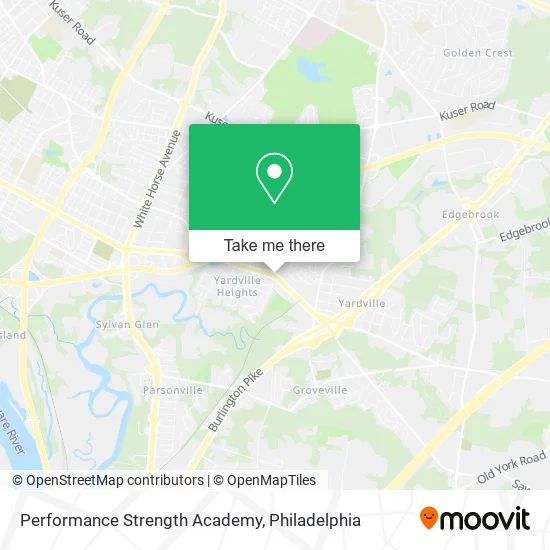 Performance Strength Academy map
